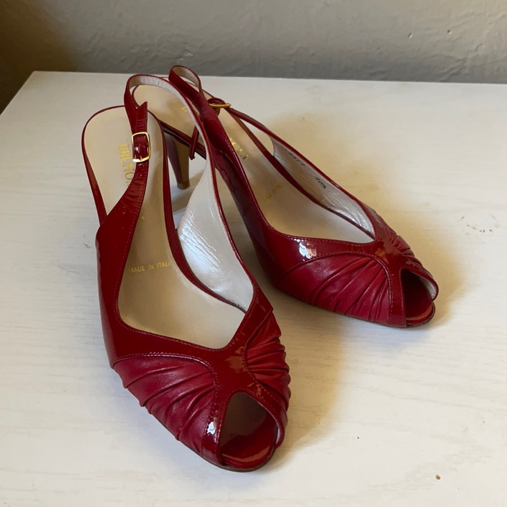 Bruno Magli red heals